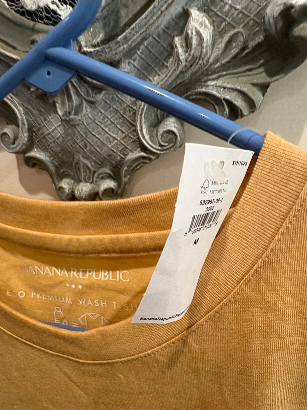 Banana Republic Men’s Short-Sleeve Crewneck T-Shirt - Mustard